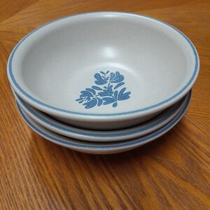 Vintage Copyright USA/1 Bowl 009 Cereal Soup Bowls Set 3 Size:OS   Pfaltzgraff
